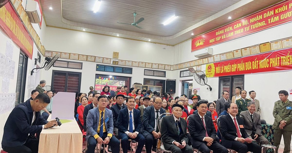 Nghệ An: hơn 46 nghìn cử tri phường Vinh Lộc tham gia bầu cử sáng ngày 15/3