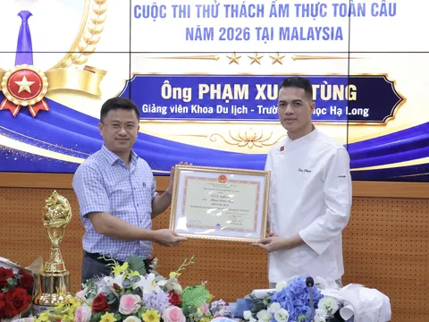 Giảng viên Trường Đại học Hạ Long giành Huy chương Vàng tại cuộc thi ẩm thực quốc tế