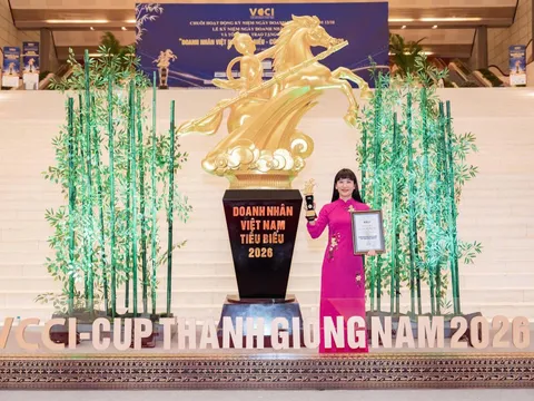 CHỦ TỊCH HĐTV CÔNG TY YẾN SÀO KHÁNH HÒA NHẬN CÚP THÁNH GIÓNG 2026: LAN TỎA GIÁ TRỊ ĐẶC SẢN QUỐC GIA ĐẾN DU KHÁCH